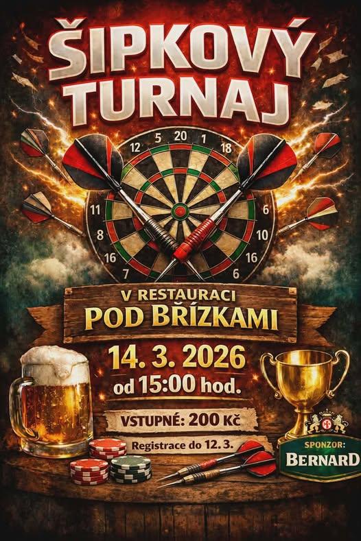Šipkový turnaj 14. 3. 2026