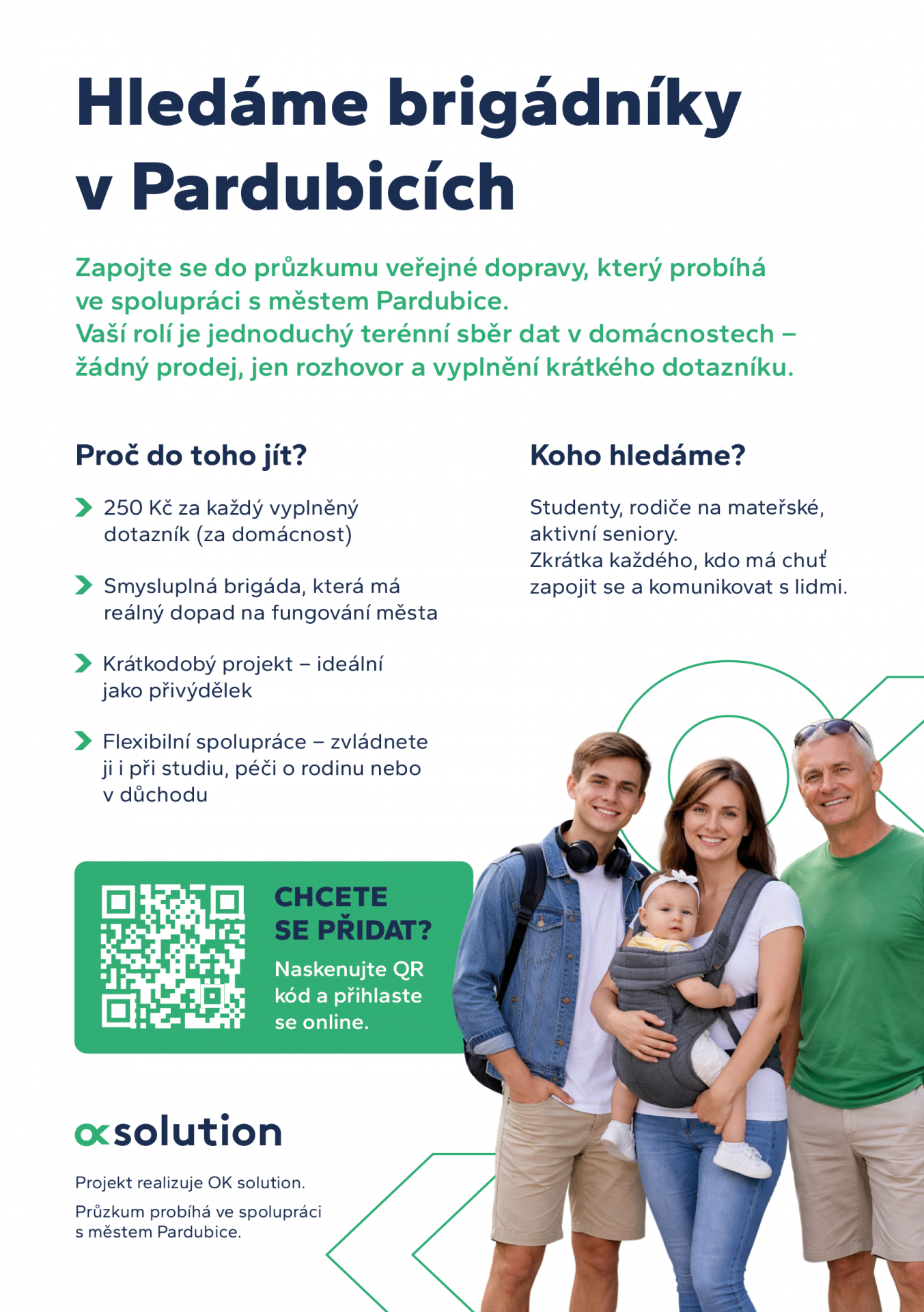 Pardubice hledají brigádníky